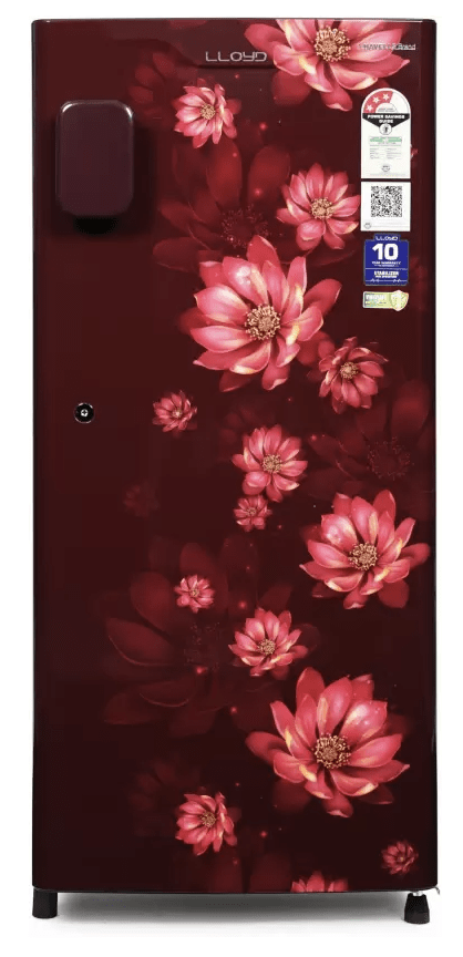 GLDC203SFWT4JCLloyd by Havells 188 L Direct Cool Single Door 3 Star Refrigerator  (Floret Wine, GLDC203SFWT4JC)